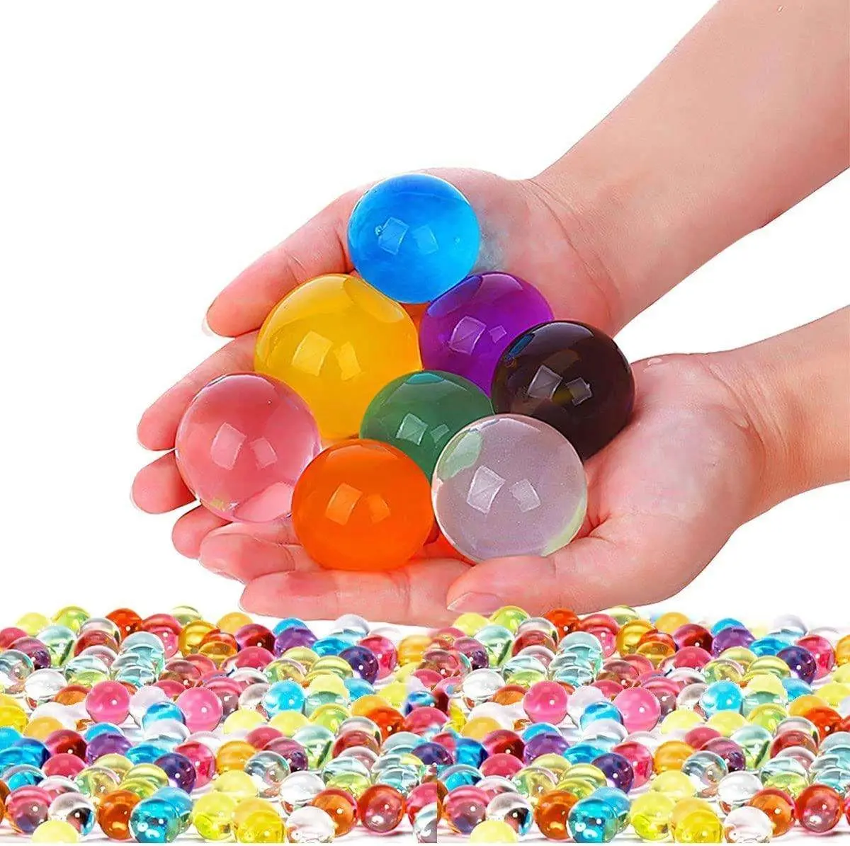 100g Gigantisk Fargede vannperler / Vannkrystaller 4-5cm