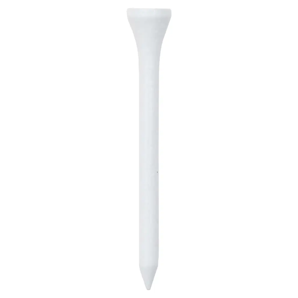 vidaXL Golfpeger 1000 stk hvit 83 mm bambus