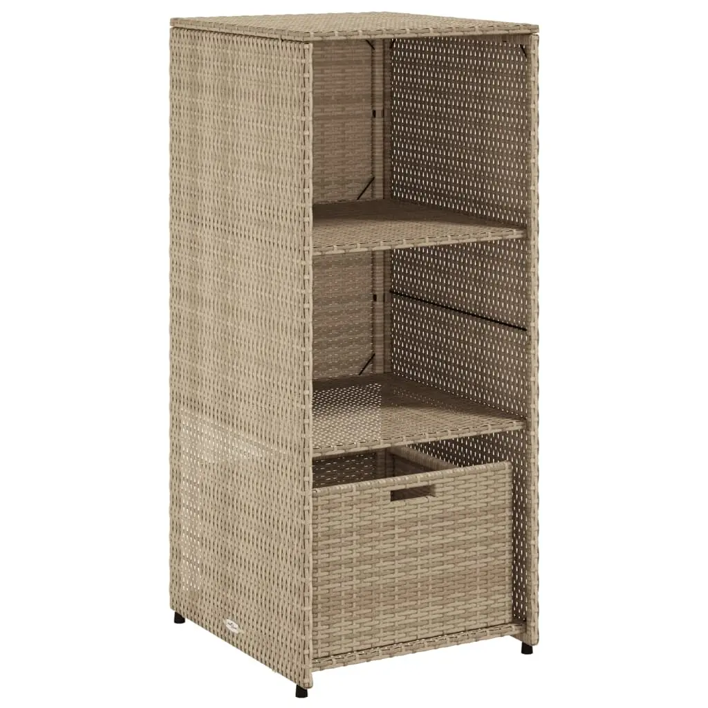 vidaXL Putekasse beige 50x55x115 cm polyrotting