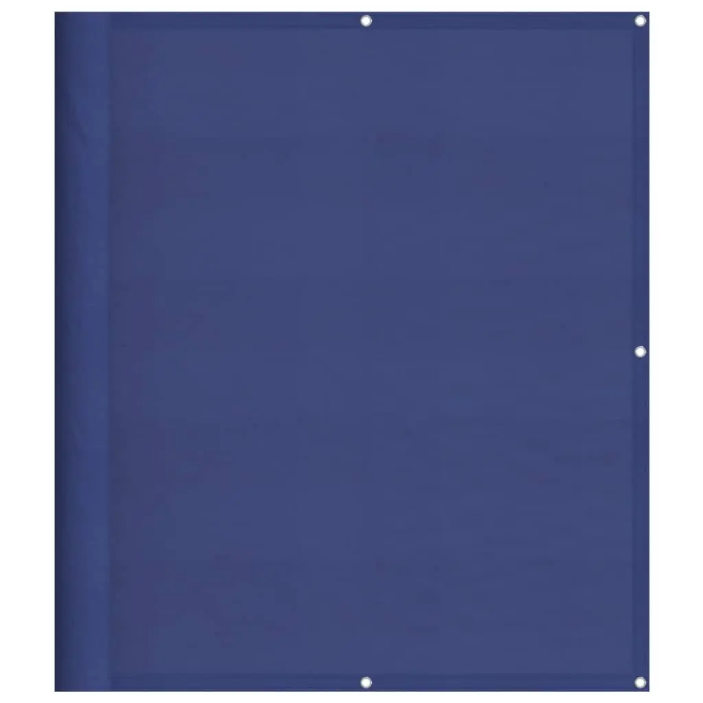 vidaXL Balkongskjerm blå 120x800 cm 100% polyester oxford
