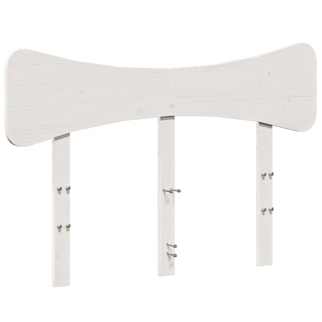 vidaXL Hodegavl voksbrun 135 cm heltre furu