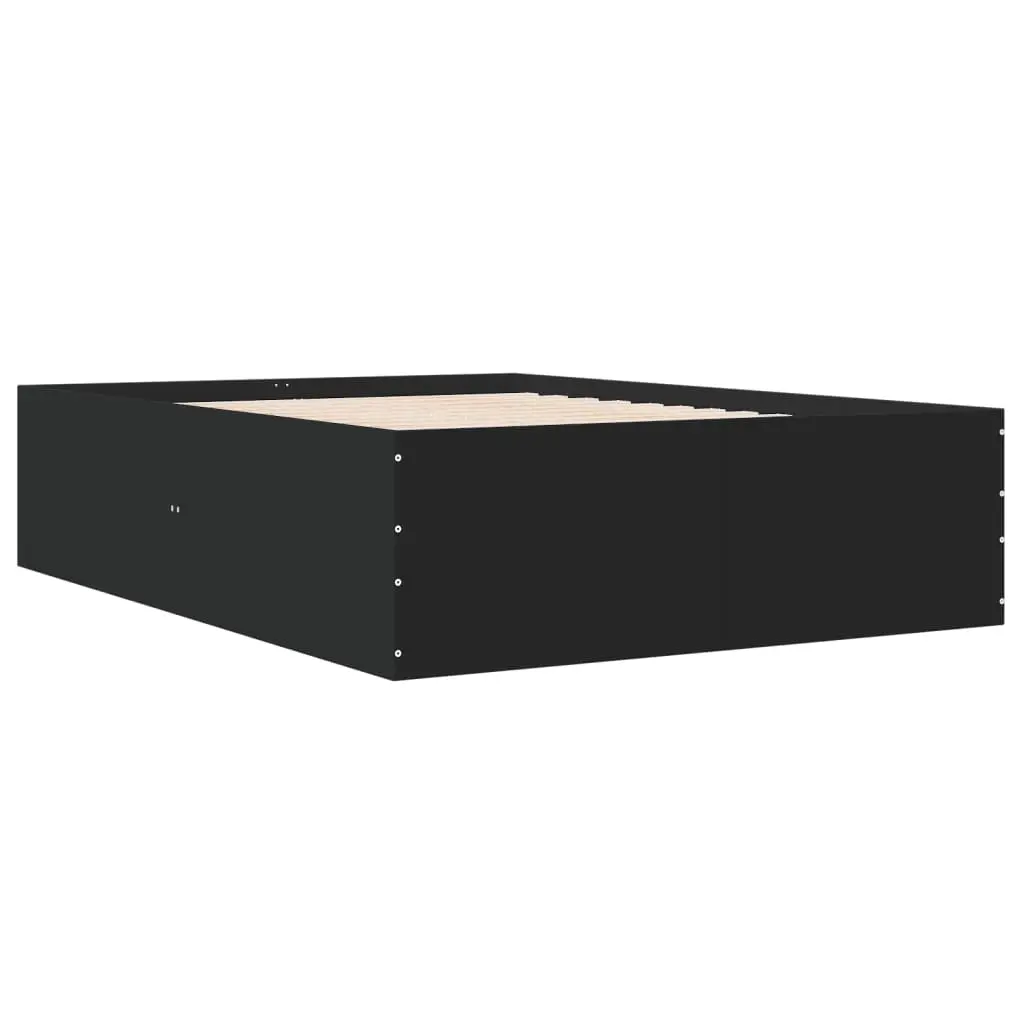 vidaXL Sengeramme svart 120x200 cm konstruert tre