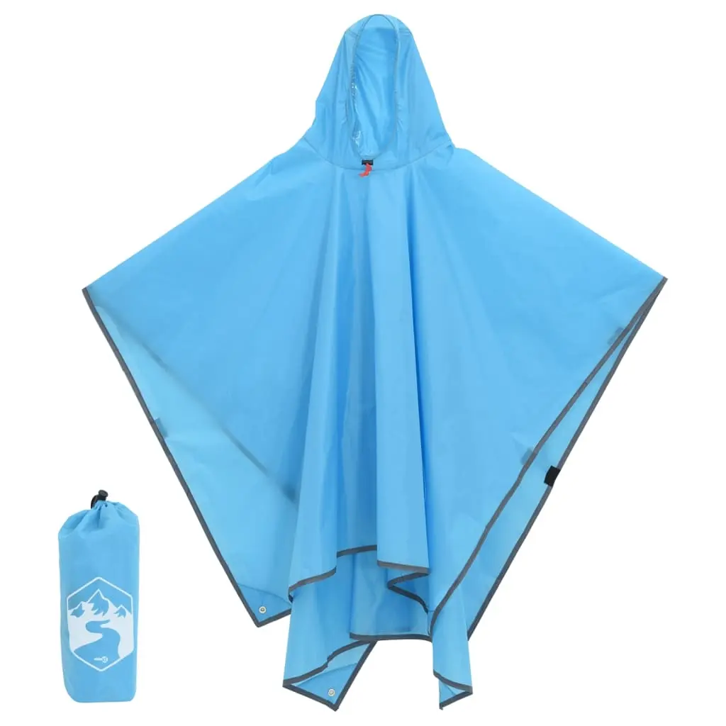 vidaXL Regnponcho med hette 2-i-1 design 223x145 cm