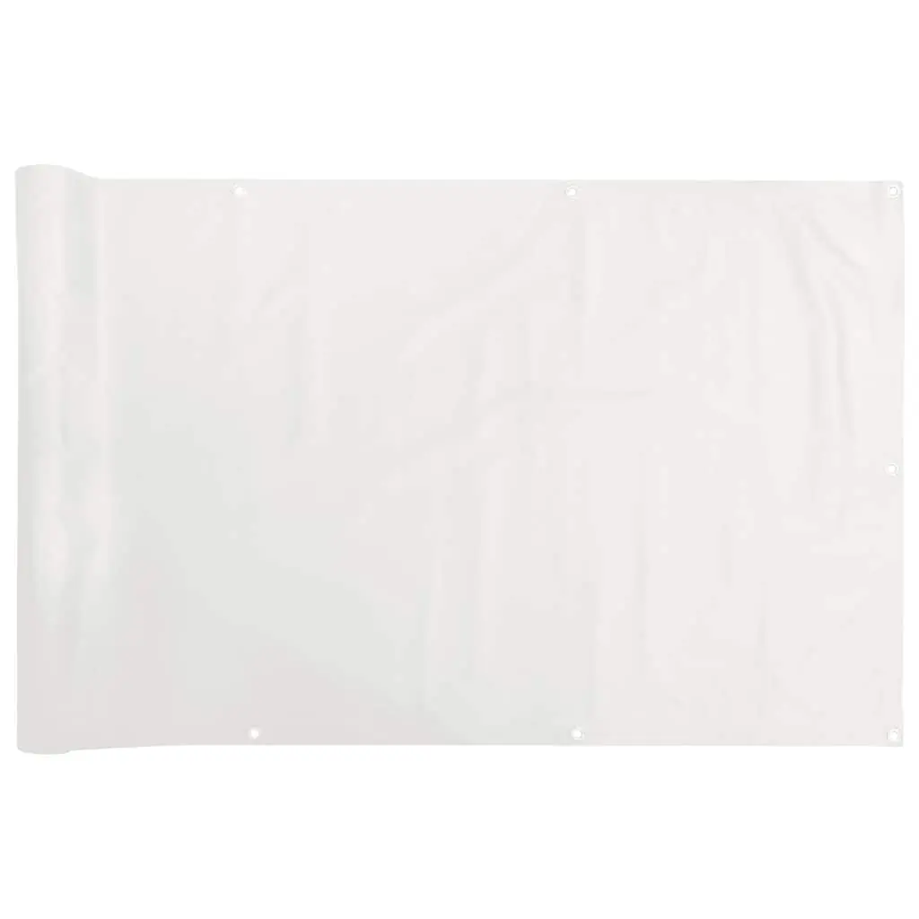 vidaXL Balkongskjerm grå 800x120 cm PVC