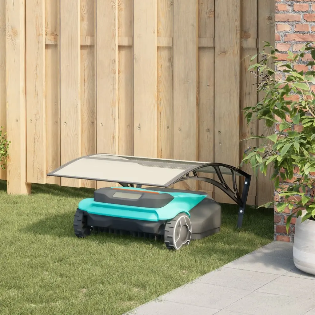 vidaXL Robotgressklipper Garasje Svart 80x101x46 cm