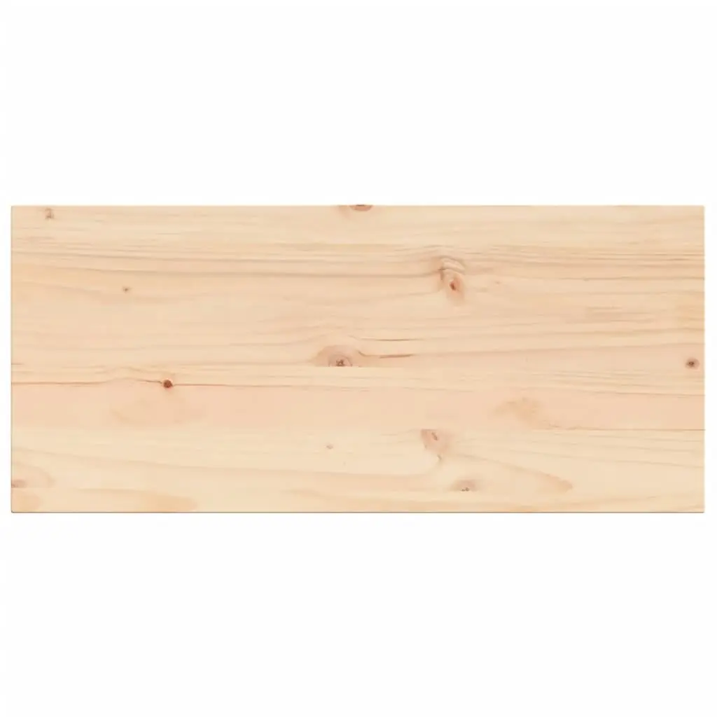 vidaXL Bordplate 90x40x1,7 cm rektangulær heltre furu