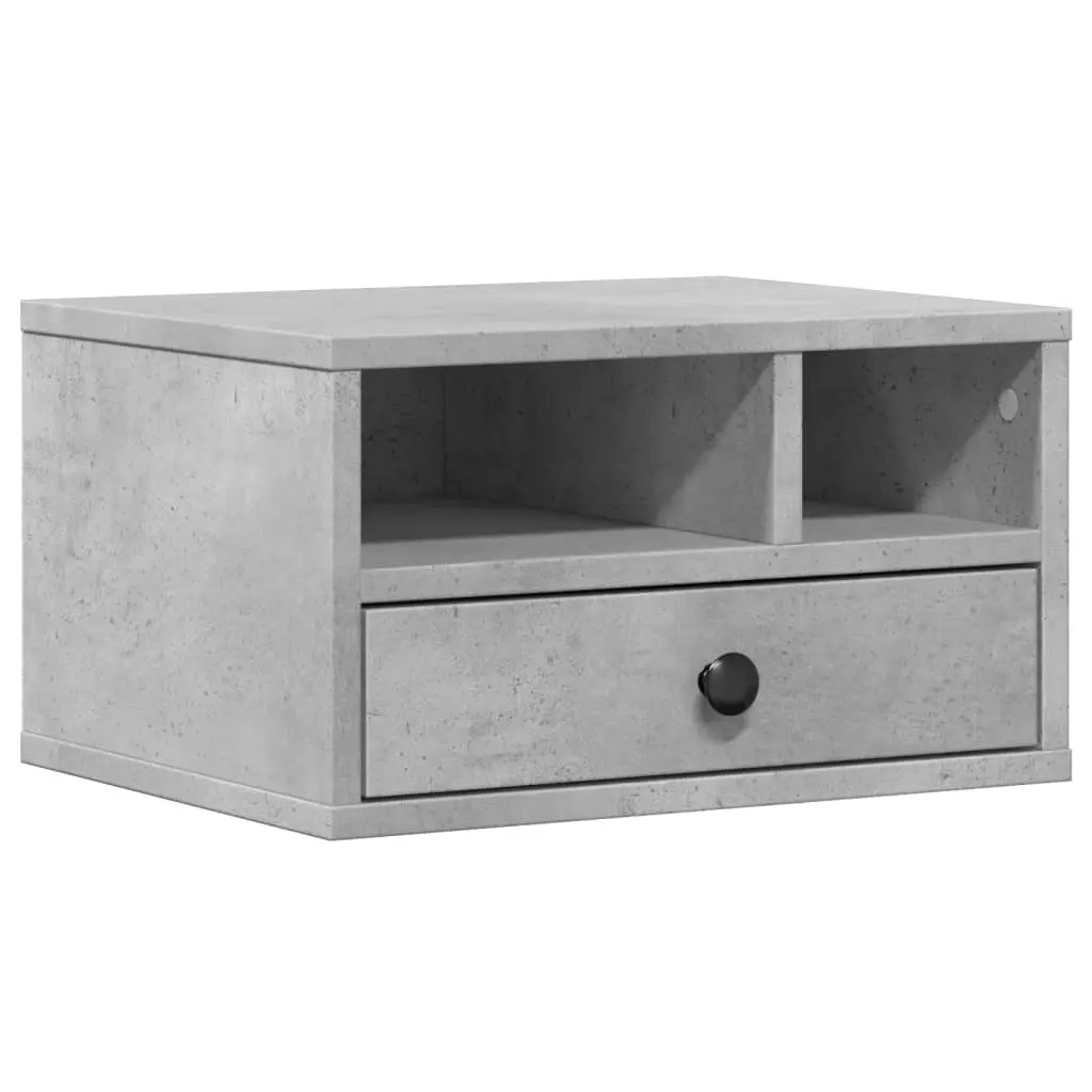 vidaXL Skriverbord grå 40x32x22,5 cm konstruert tre