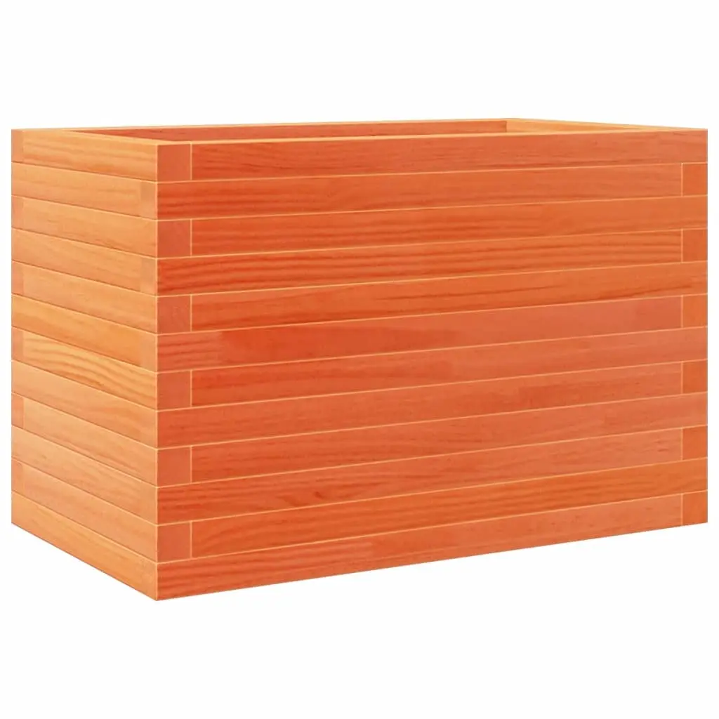 vidaXL Plantekasse voksbrun 70x40x45,5 cm heltre furu