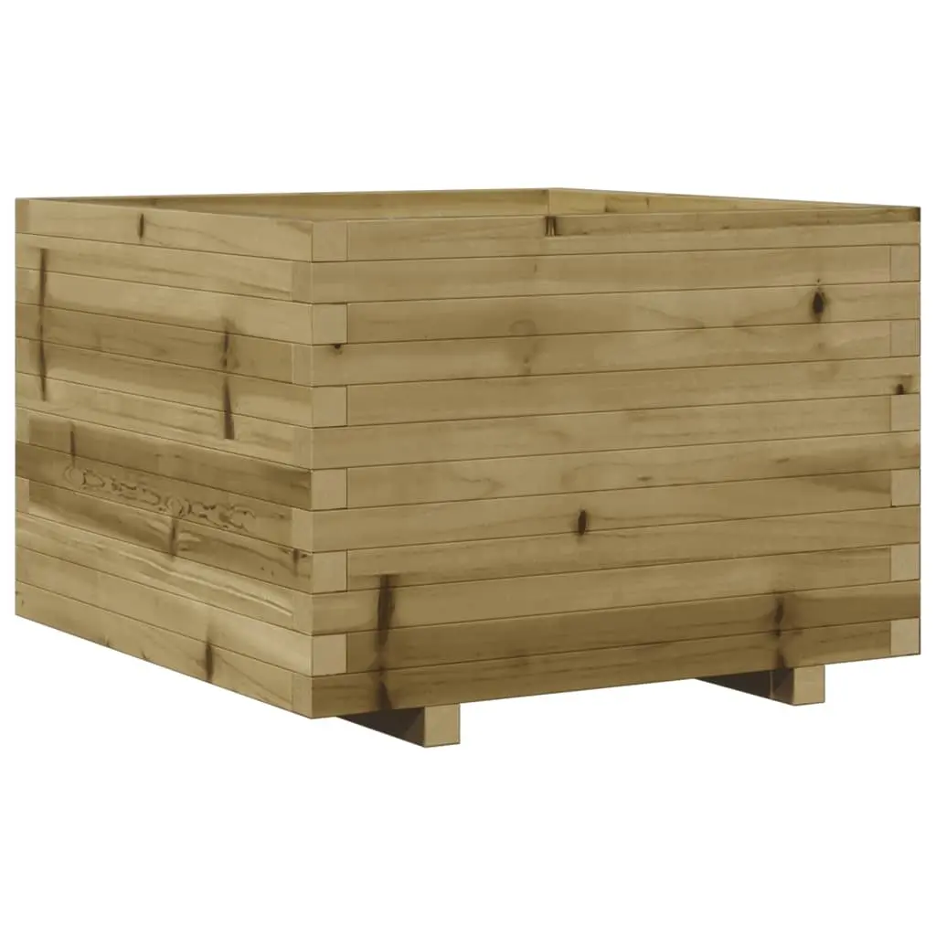 vidaXL Plantekasse 70x70x49,5 cm impregnert furu