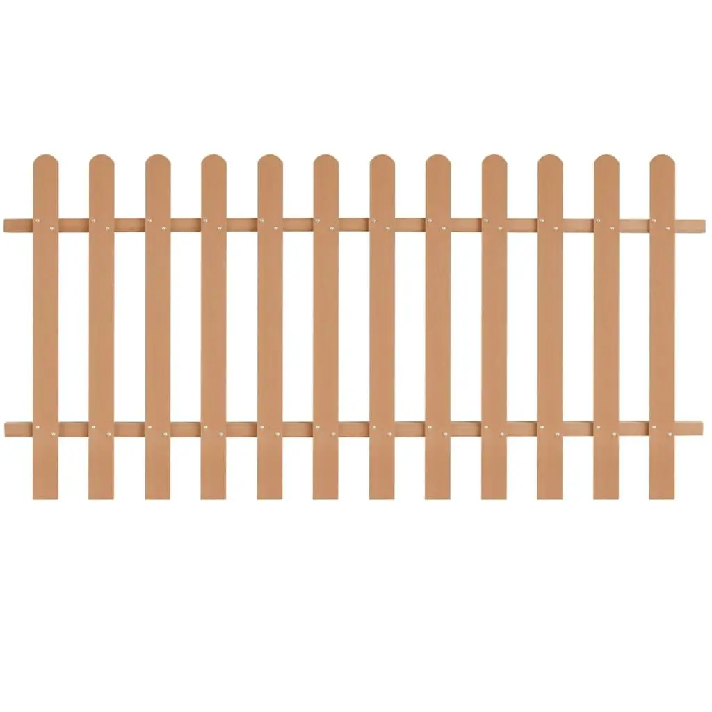 vidaXL Stakittgjerde WPC 200x100 cm