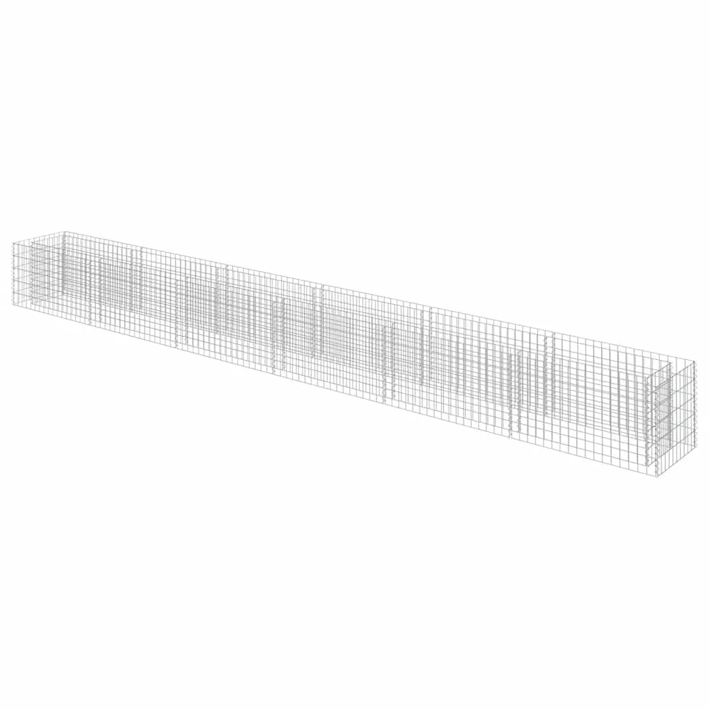 vidaXL Gabion høybed galvanisert stål 540x50x50 cm
