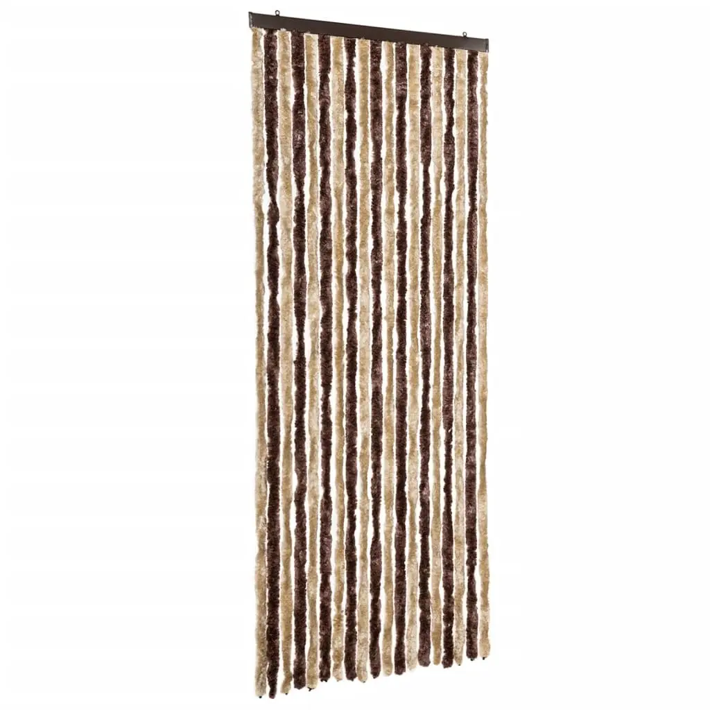 vidaXL Insektgardin 56x185 cm beige og lysebrun
