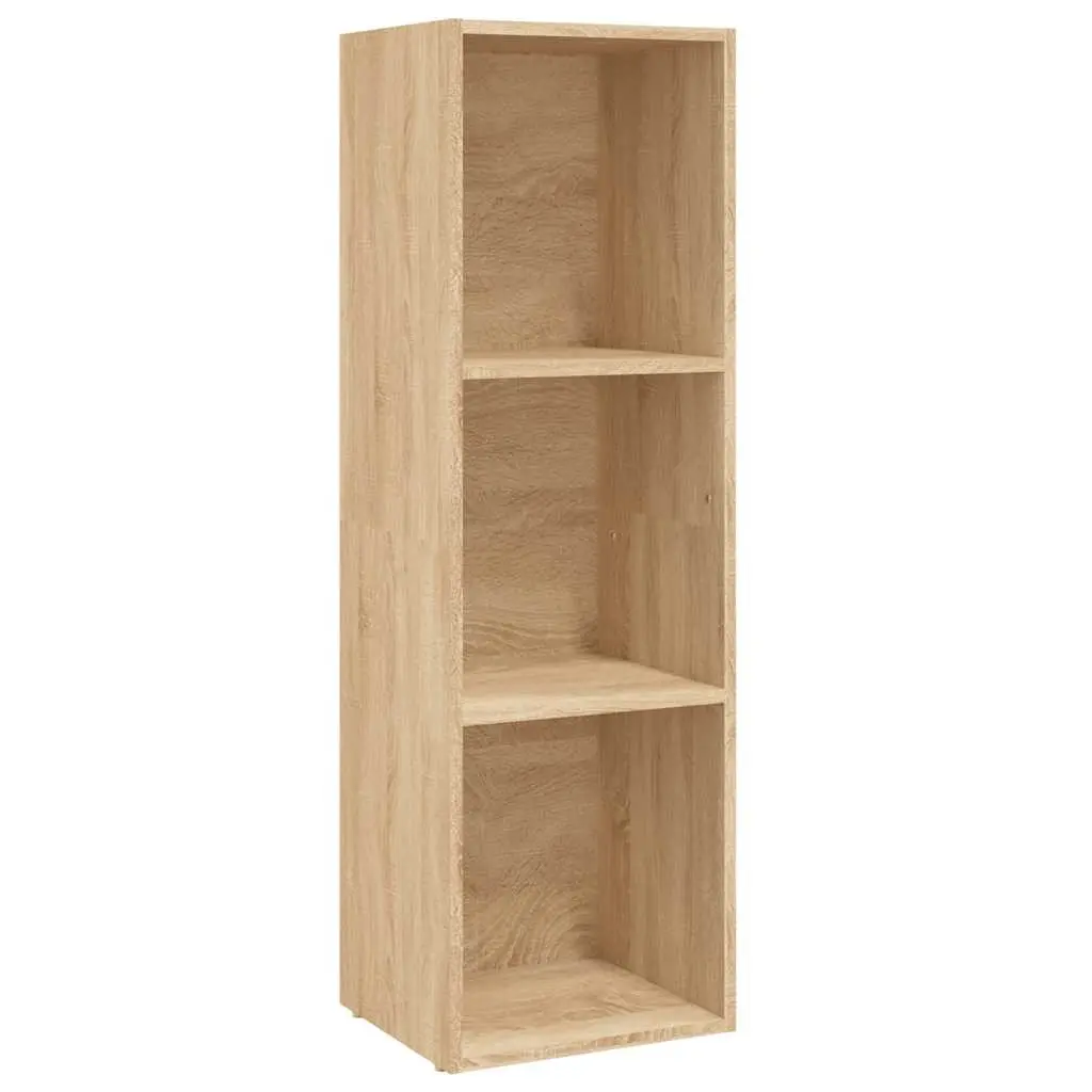 vidaXL Bokhylle/TV-benk sonoma eik 36x30x114 cm konstruert tre