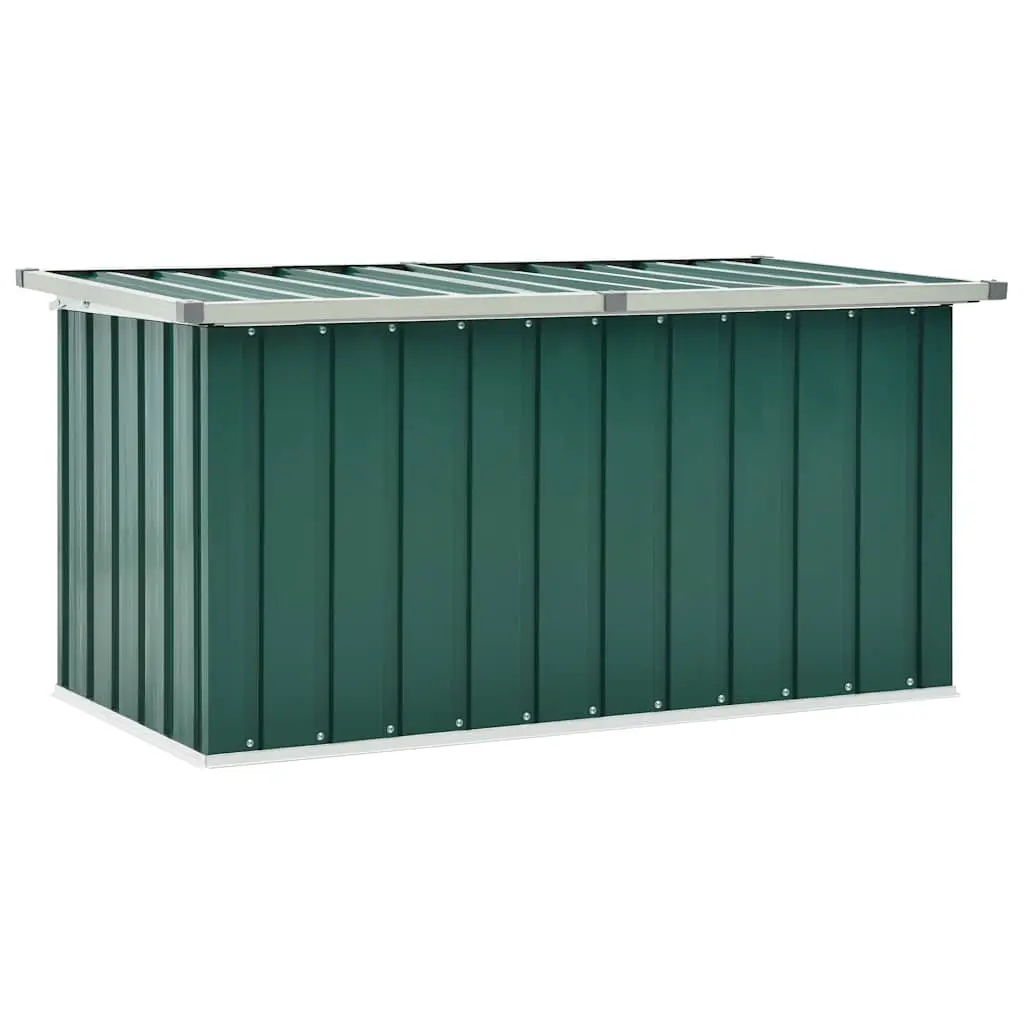vidaXL Oppbevaringsboks for hagen grønn 129x67x65 cm