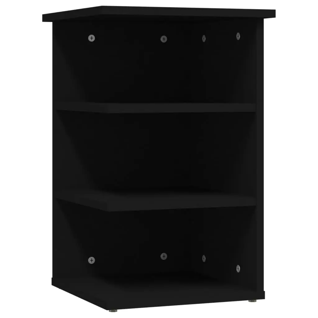 vidaXL Sideskap svart 35x35x55 cm konstruert tre