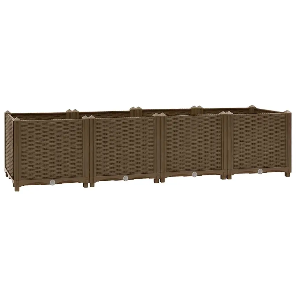 vidaXL hevet bed 160x40x38 cm polypropylen