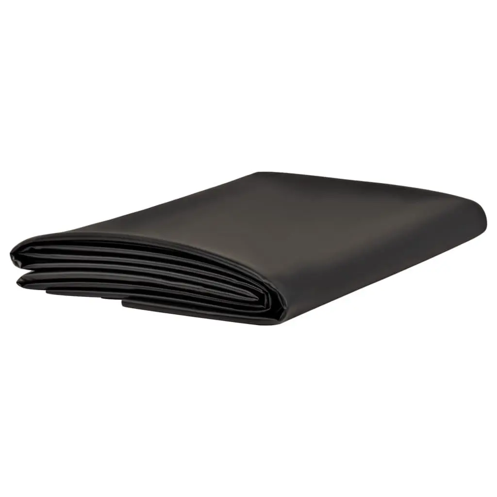 vidaXL Damduk svart 2x8 m PVC 0,5 mm