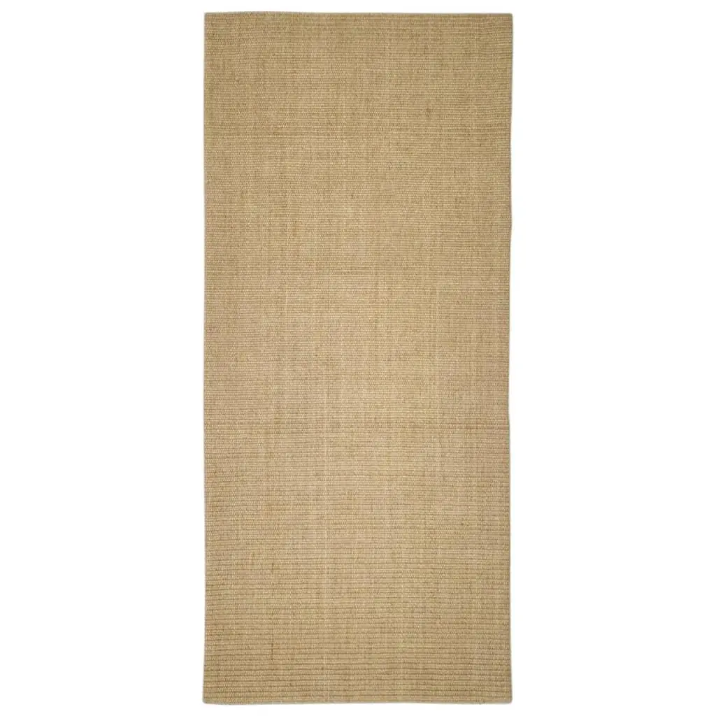 vidaXL Teppe naturlig sisal 66x150 cm