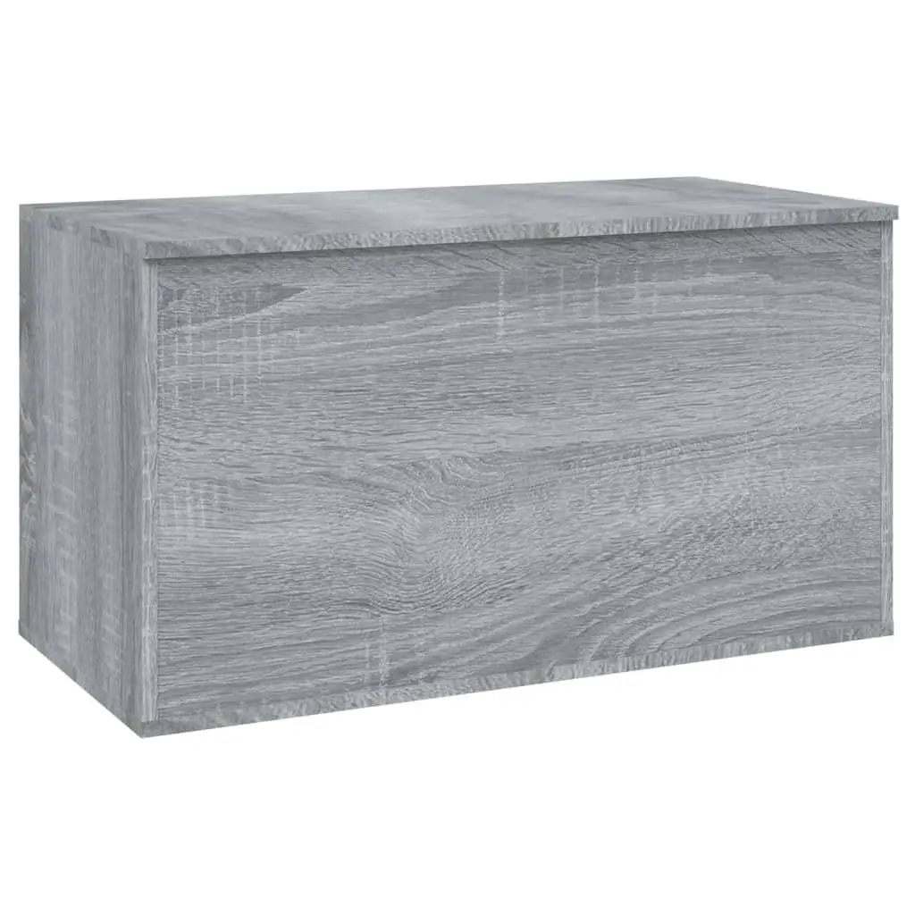 vidaXL Oppbevaringskiste grå sonoma 84x42x46 cm konstruert tre