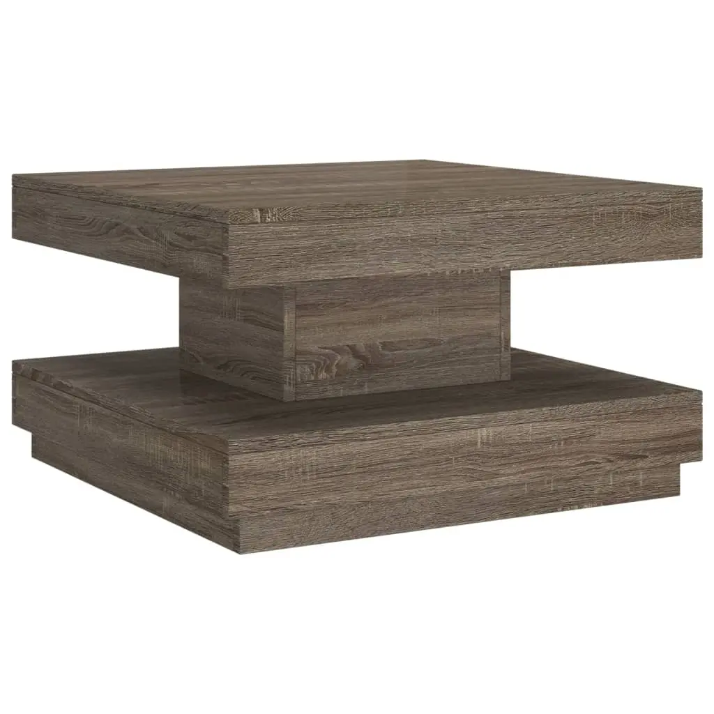 vidaXL Sofabord grå 60x60x35 cm MDF