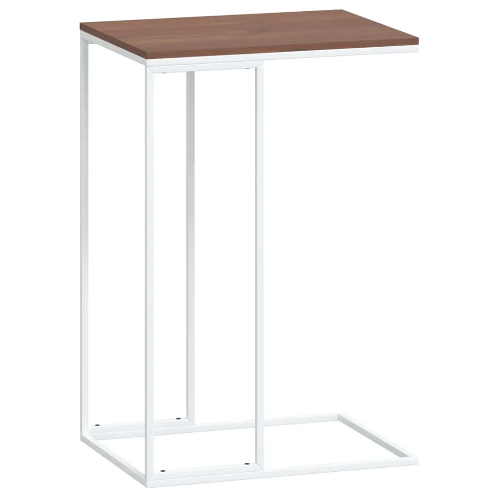 vidaXL Sidebord hvit 40x30x59 cm konstruert tre