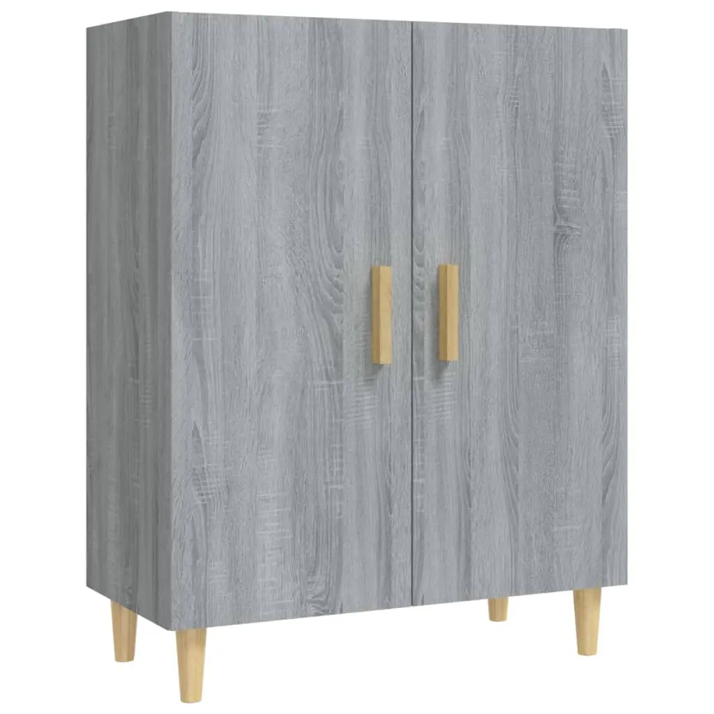 vidaXL Skjenk grå sonoma 70x34x90 cm konstruert tre
