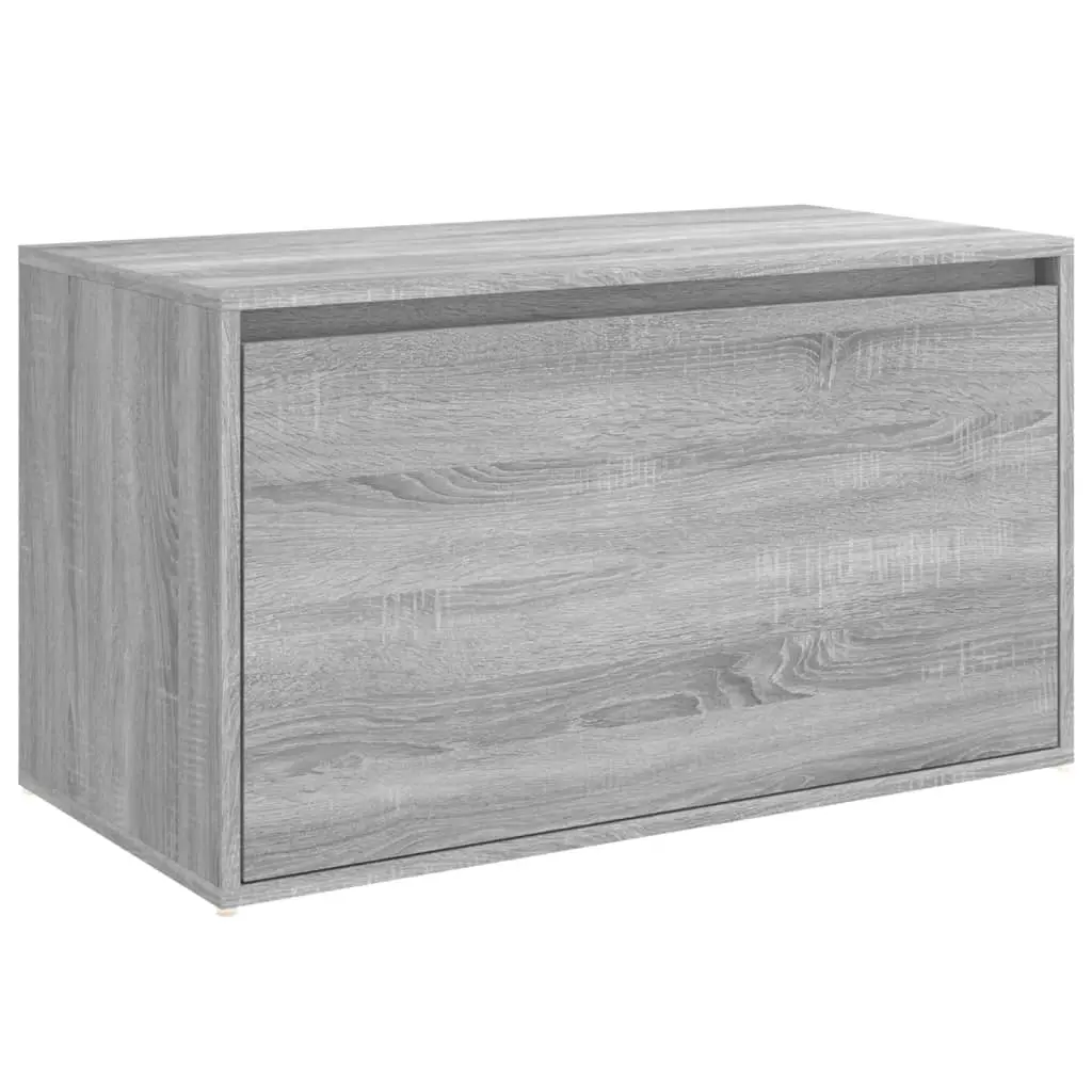 vidaXL Gangbenk 80x40x45 cm grå sonoma konstruert tre