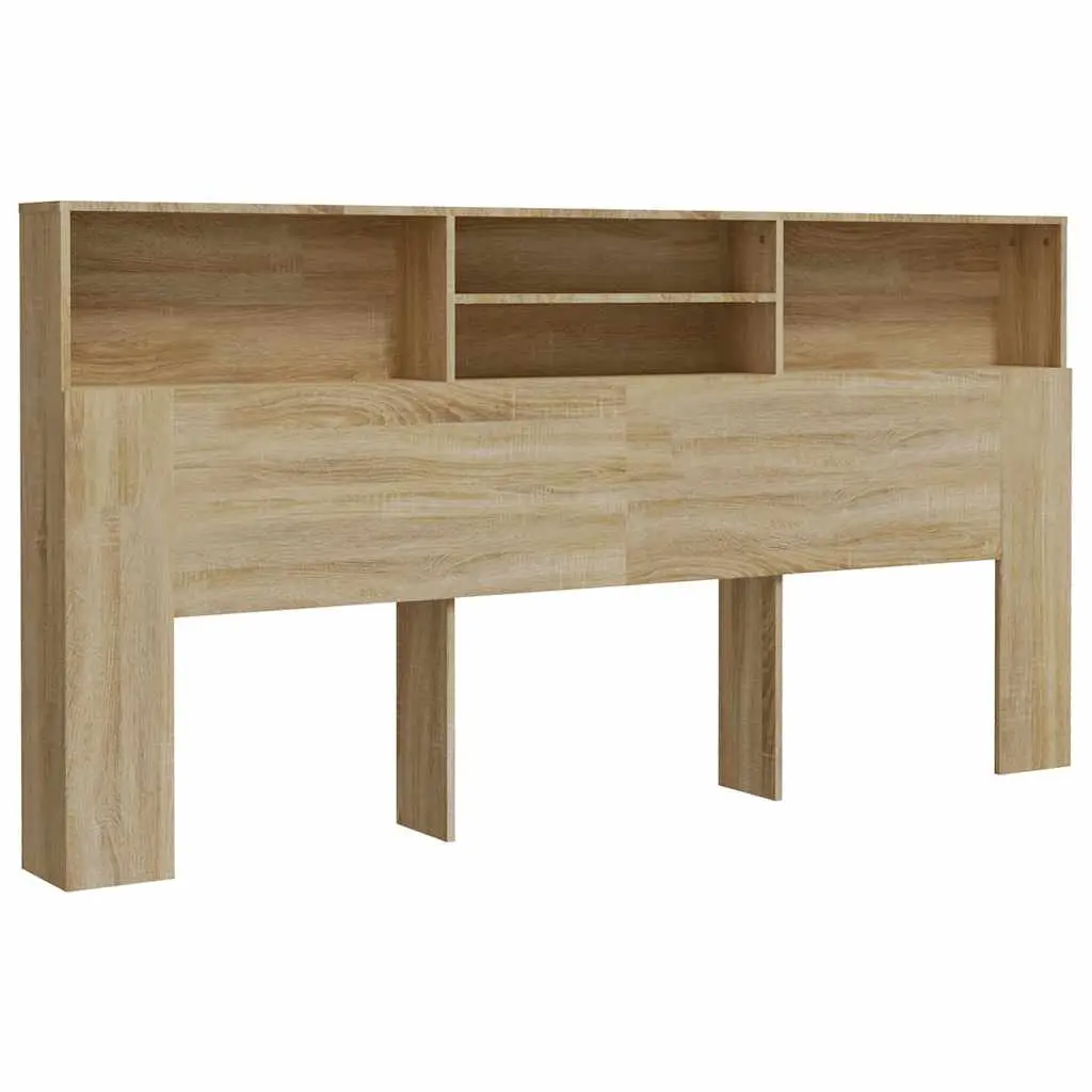 vidaXL Sengegavlskap sonoma eik 200x19x103,5 cm