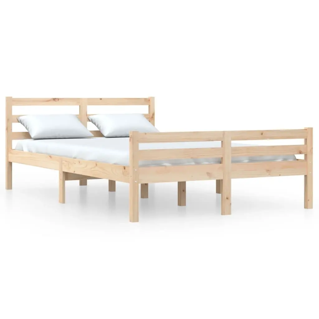 vidaXL Sengeramme heltre 140x200 cm