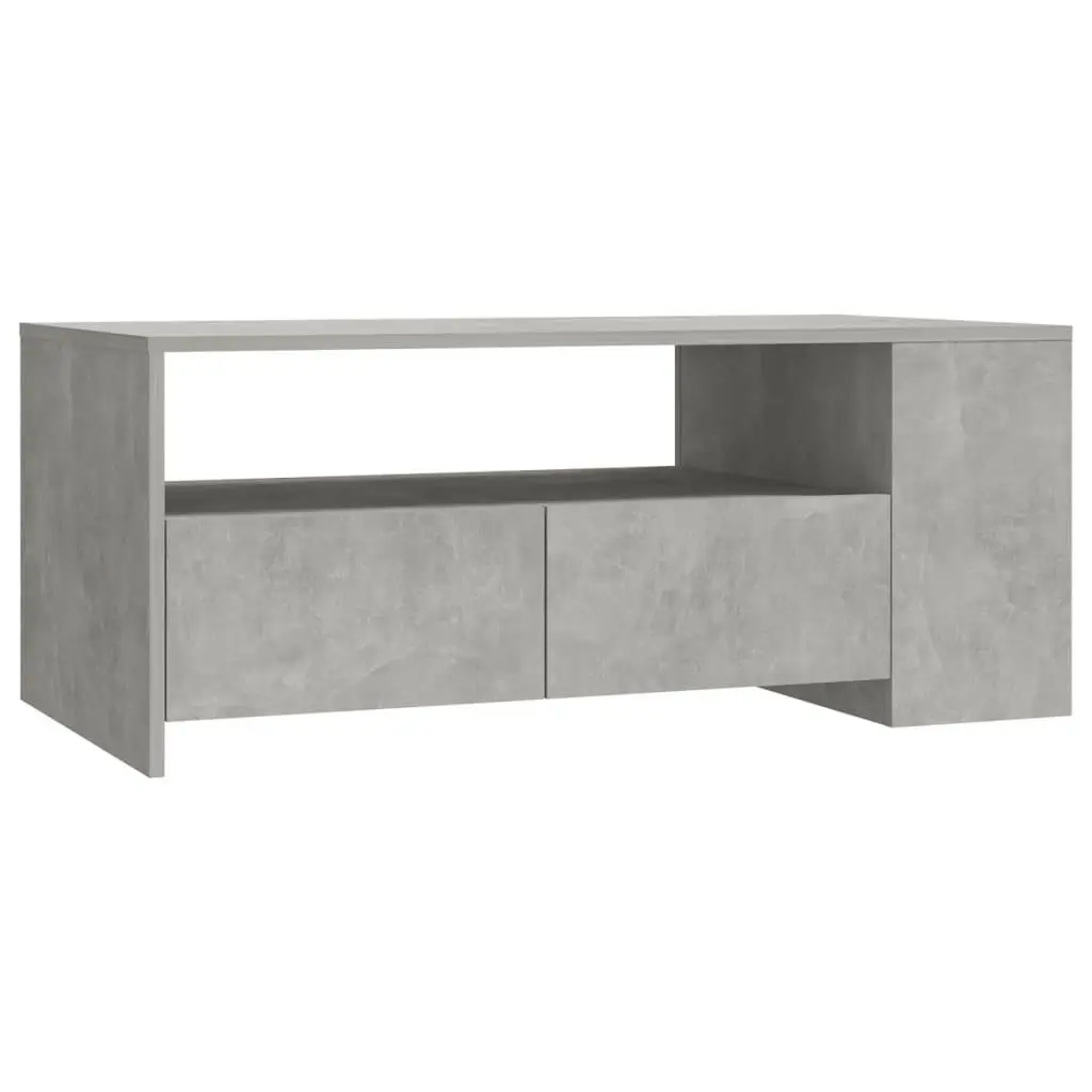 vidaXL Salongbord betonggrå 102x55x42 cm konstruert tre