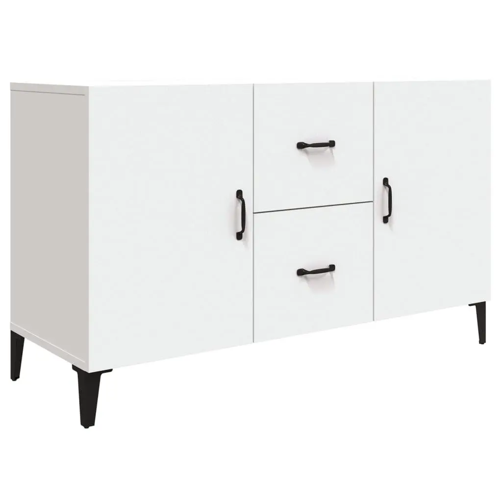 vidaXL Skjenk hvit 100x36x60 cm konstruert tre