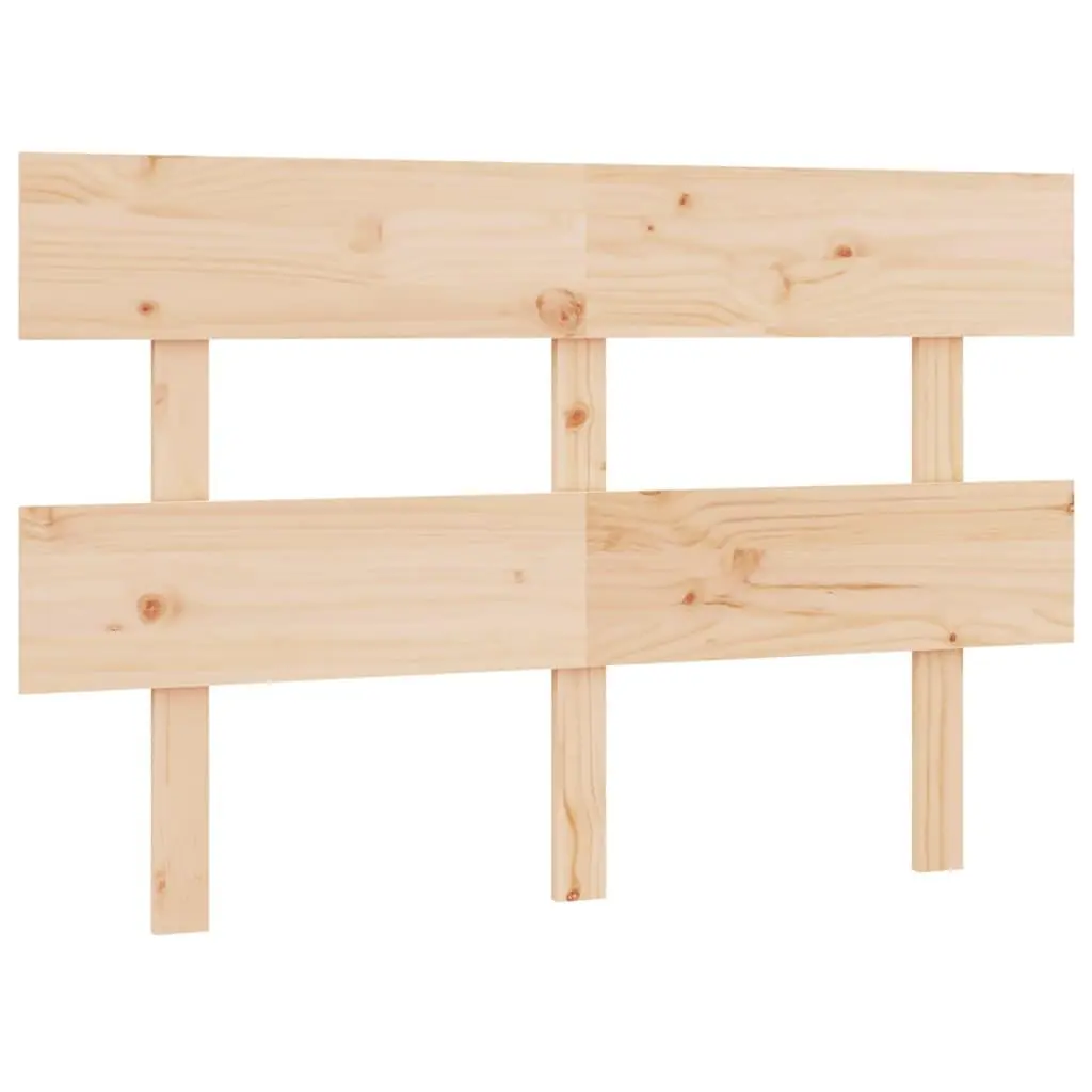 vidaXL Sengegavl 124x3x81 cm heltre furu