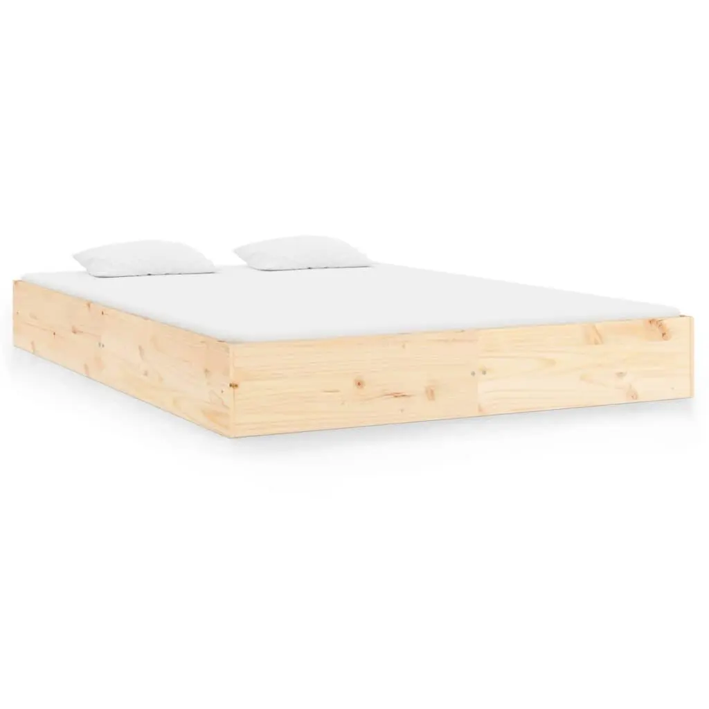 vidaXL Sengeramme heltre 200x200 cm