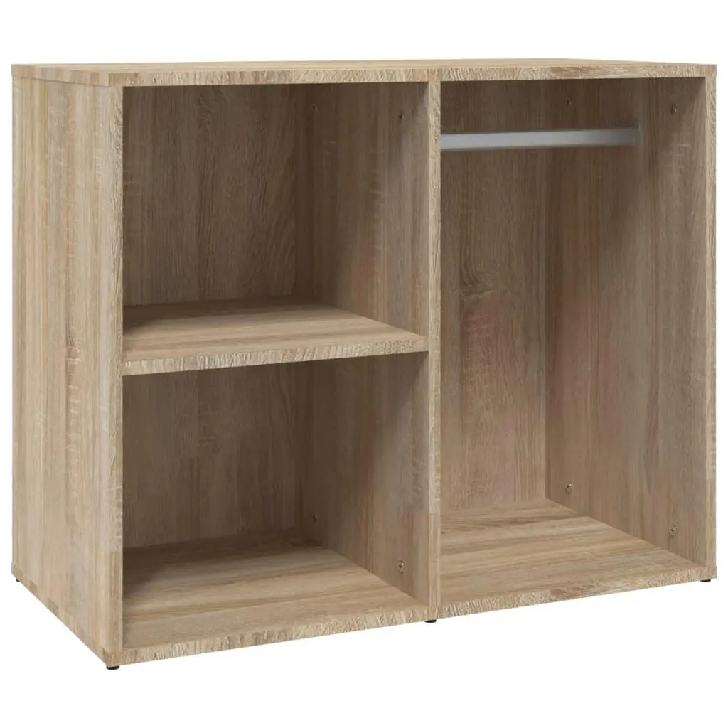 vidaXL Sminkeskap sonoma eik 80x40x65 cm konstruert tre