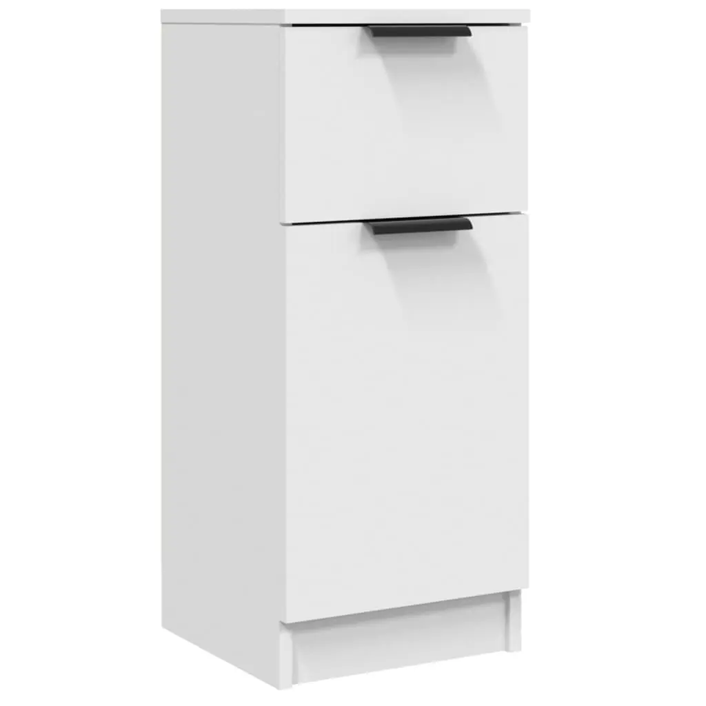 vidaXL Skjenk hvit 30x30x70 cm konstruert tre