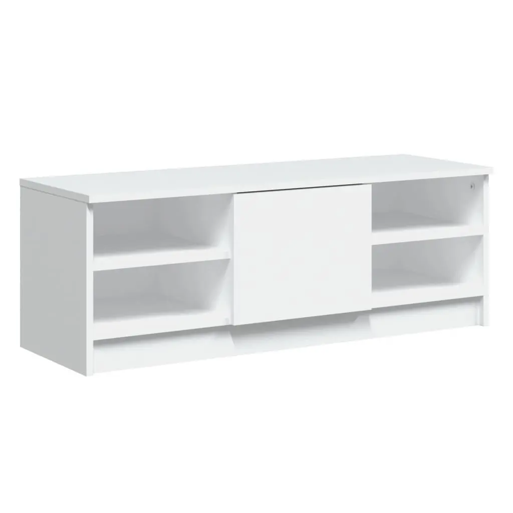 vidaXL TV-benk hvit 102x35,5x36,5 cm konstruert tre