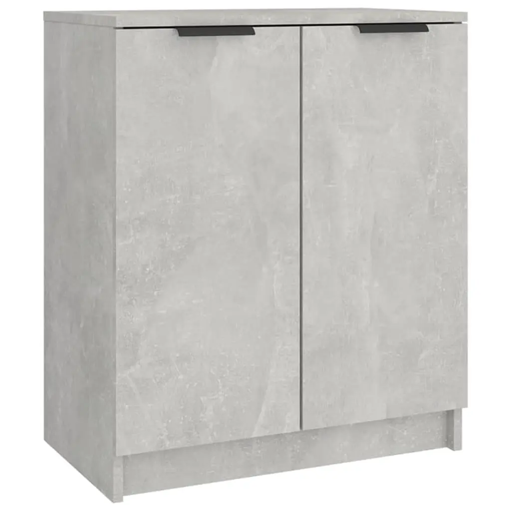 vidaXL Skoskap betonggrå 59x35x70 cm konstruert tre