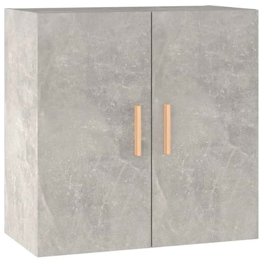 vidaXL Veggskap betonggrå 60x30x60 cm konstruert tre