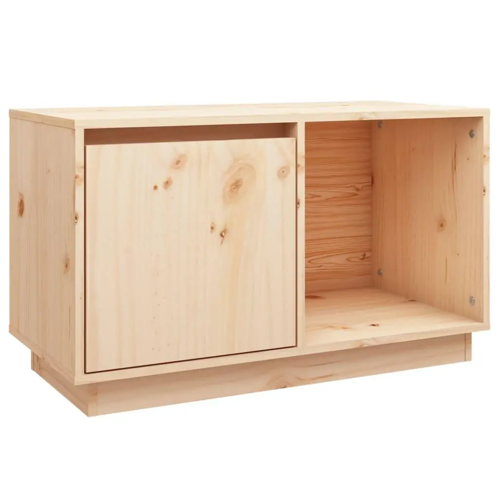 vidaXL TV-benk 74x35x44 cm heltre furu