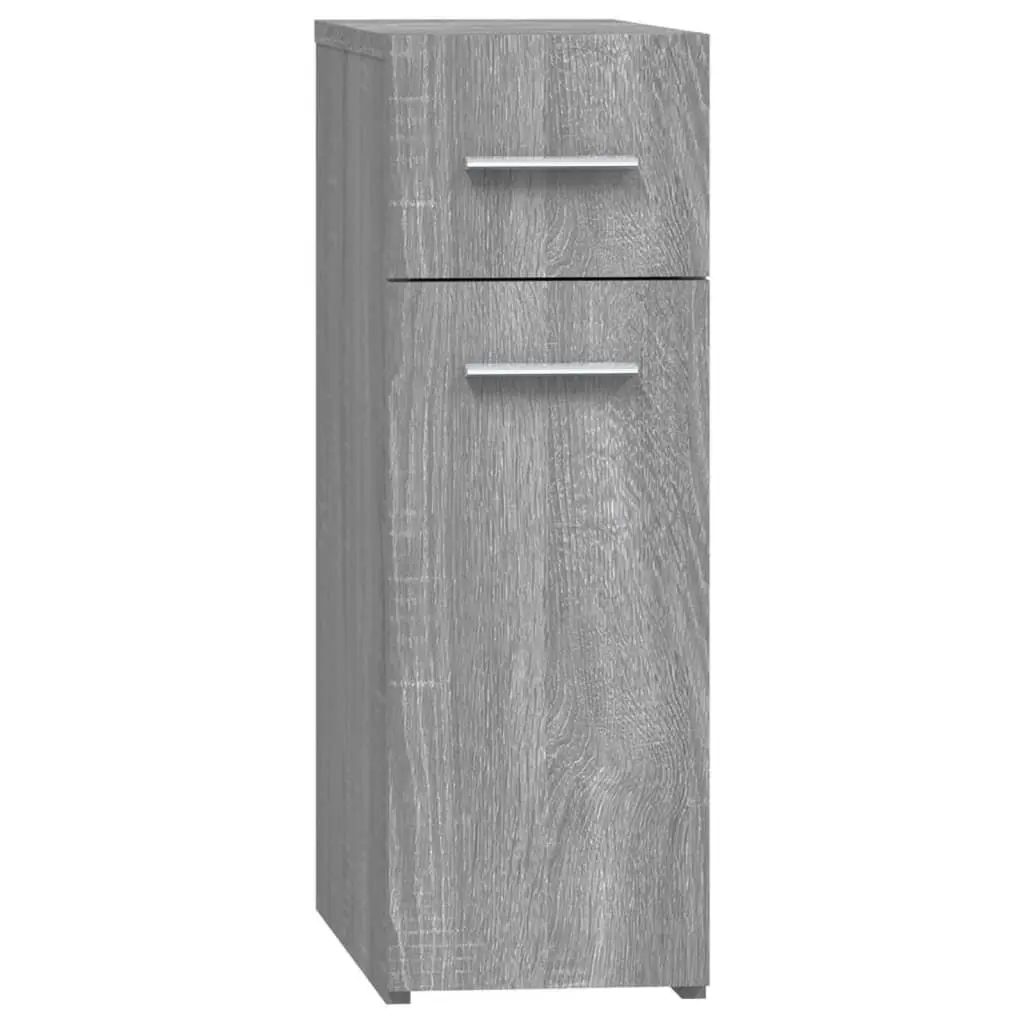 vidaXL Apotekskap grå sonoma 20x45,5x60 cm konstruert tre