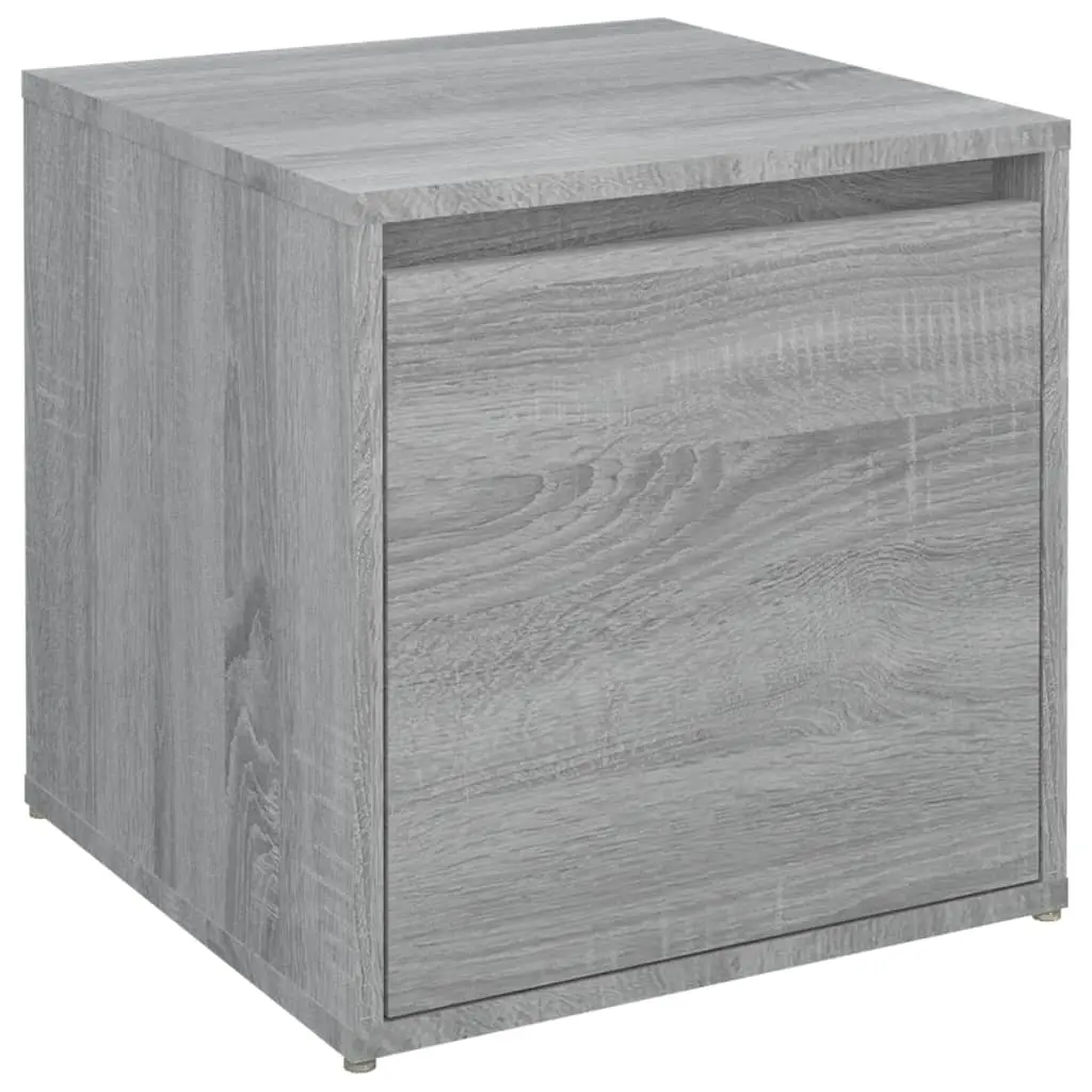 vidaXL Oppbevaringsskap grå sonoma 40,5x40x40 cm konstruert tre