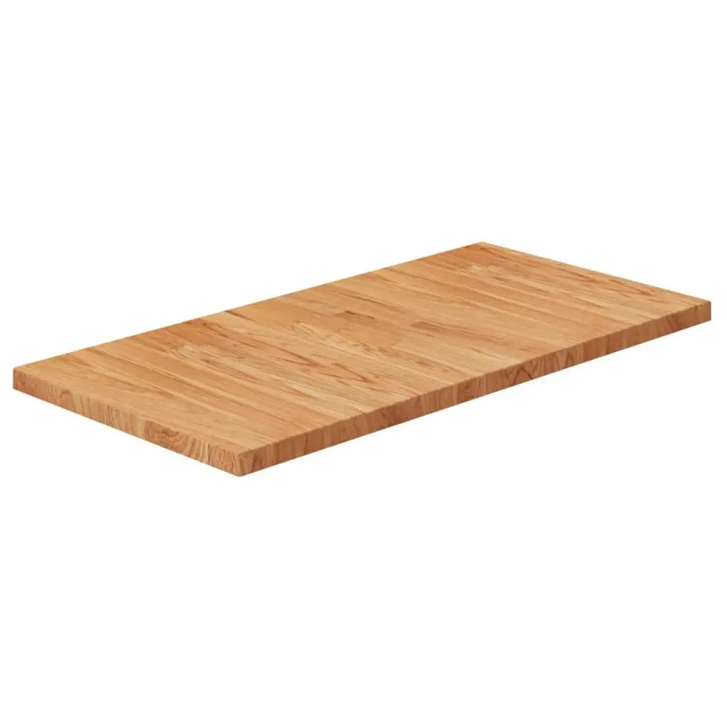 vidaXL Benkeplate til bad lysebrun 80x40x2,5 cm behandlet heltre