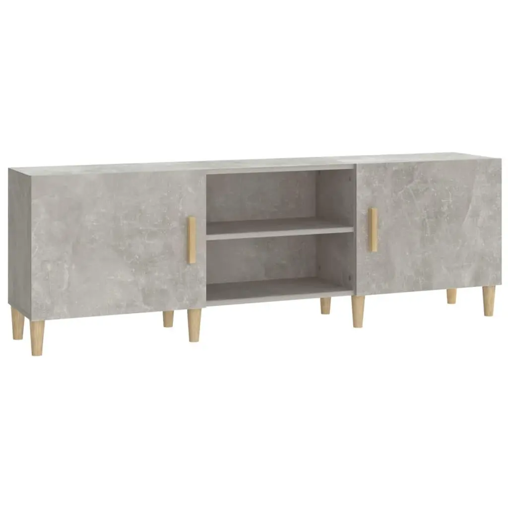 vidaXL TV-benk betonggrå 150x30x50 cm konstruert tre