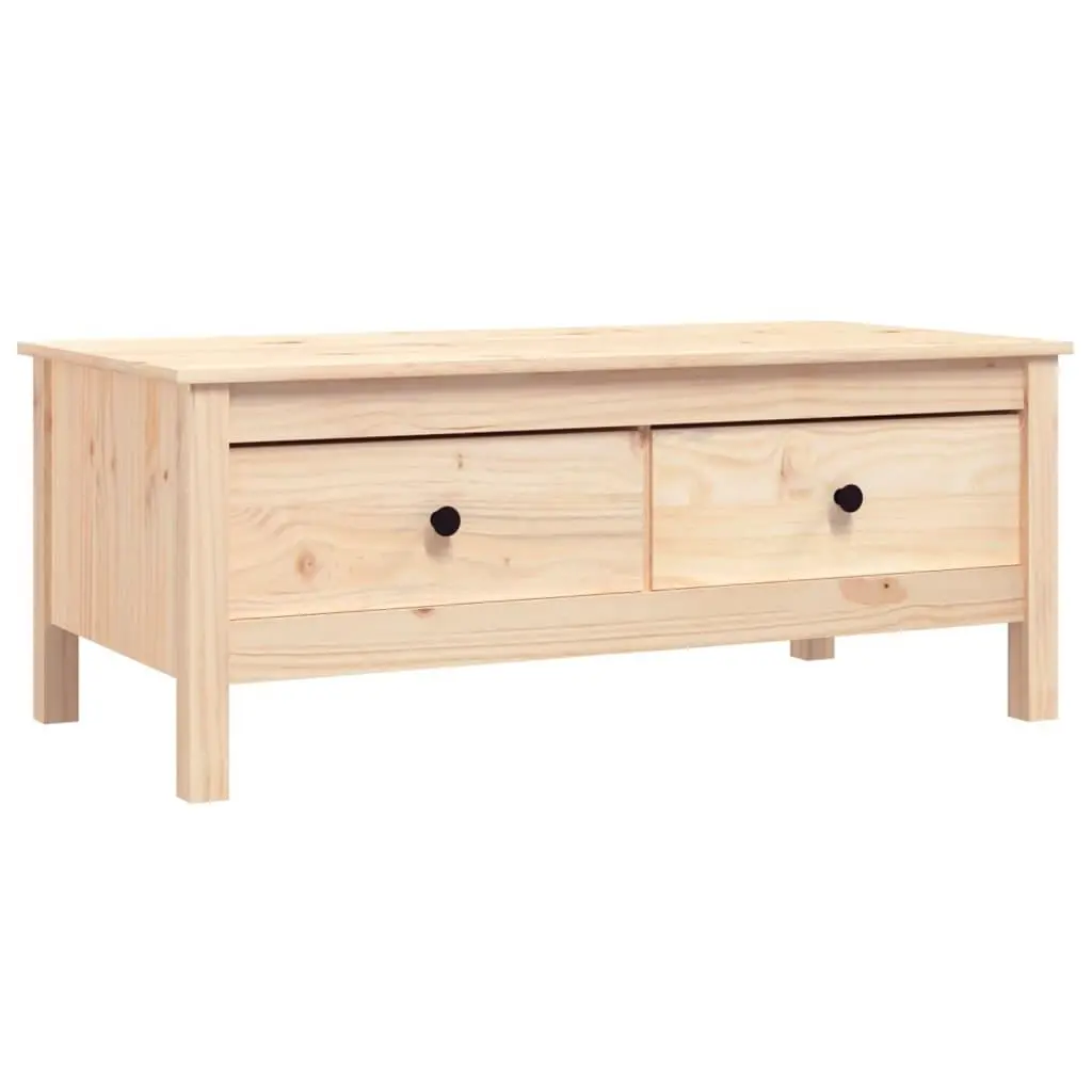 vidaXL Salongbord 100x50x40 cm heltre furu