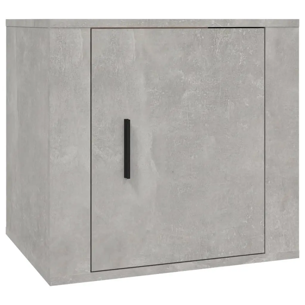 vidaXL Nattbord betonggrå 50x39x47 cm