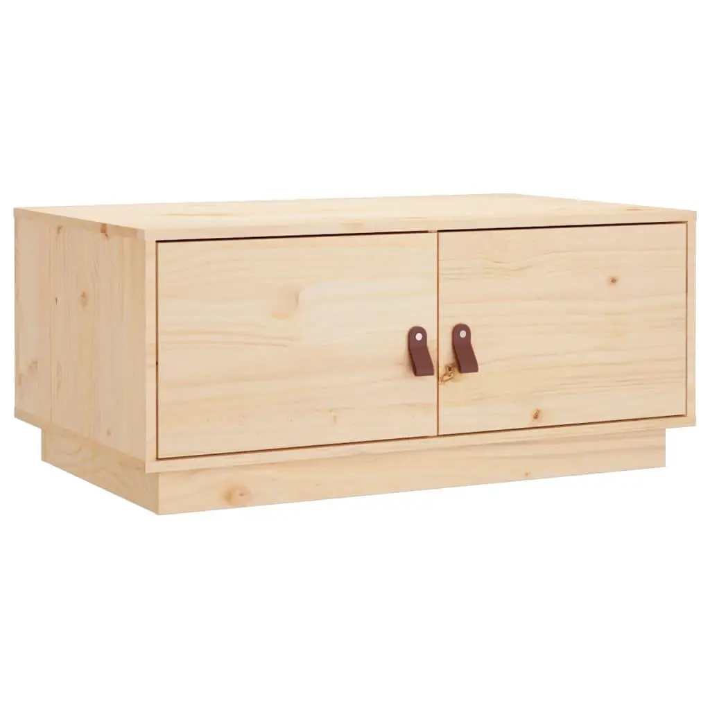 vidaXL Salongbord 80x50x35 cm heltre furu