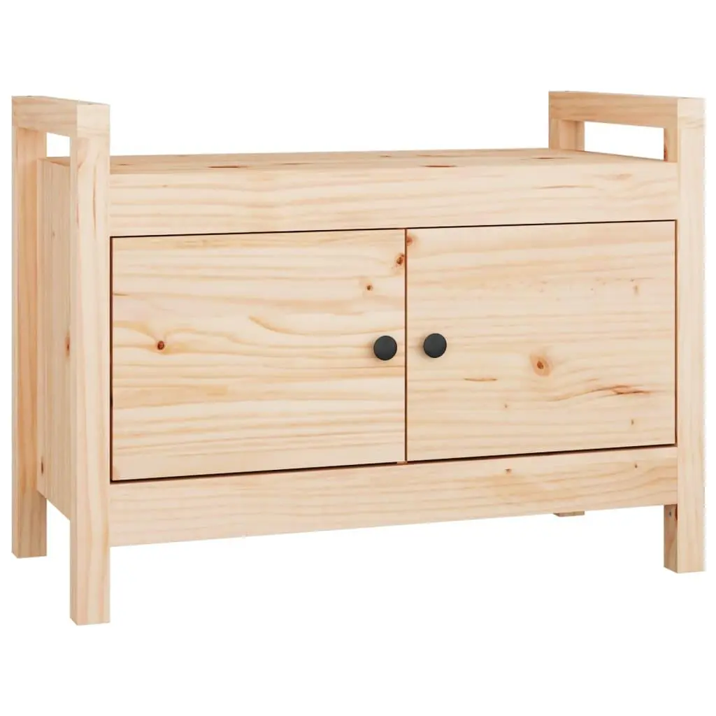 vidaXL Gangbenk 80x40x60 cm heltre furu