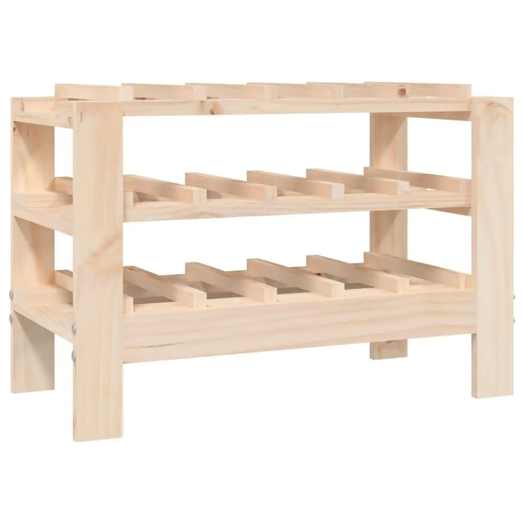 vidaXL Vinstativ 61,5x30x42 cm heltre furu