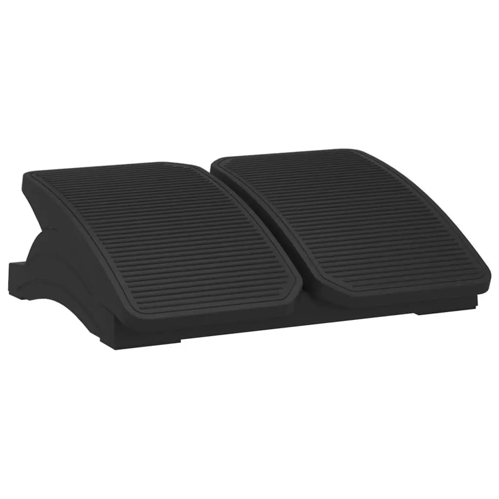 vidaXL Fotstøtte svart 43,5x32,5x10,5 cm