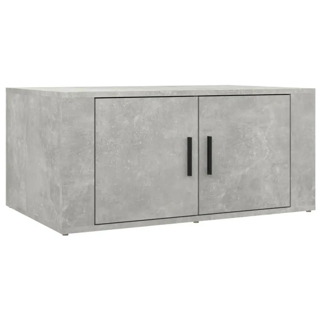 vidaXL Salongbord betonggrå 80x50x36 cm konstruert tre